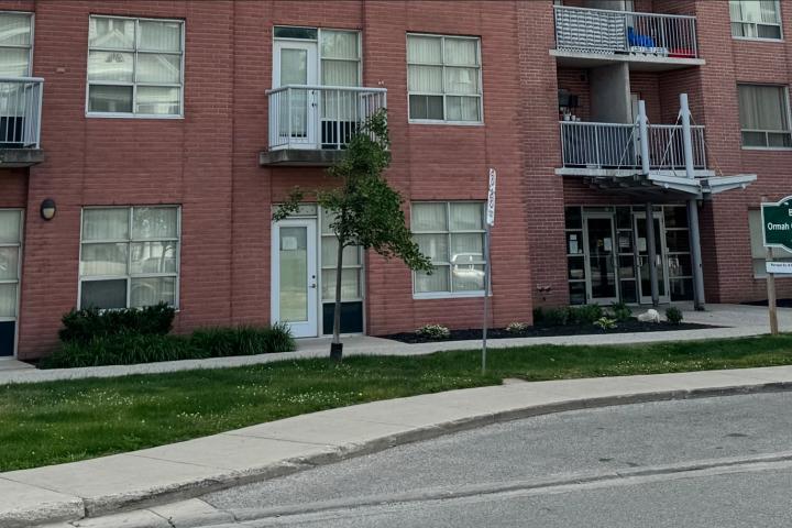 Front with sign